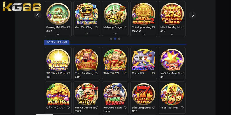 Nổ hũ KG88 là loại game slot đổi thưởng dựa trên ngẫu nhiên và may mắn